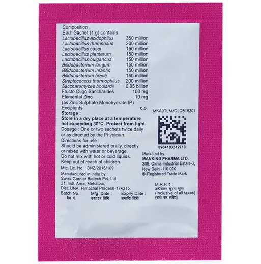 flora zn sachet 1 gm